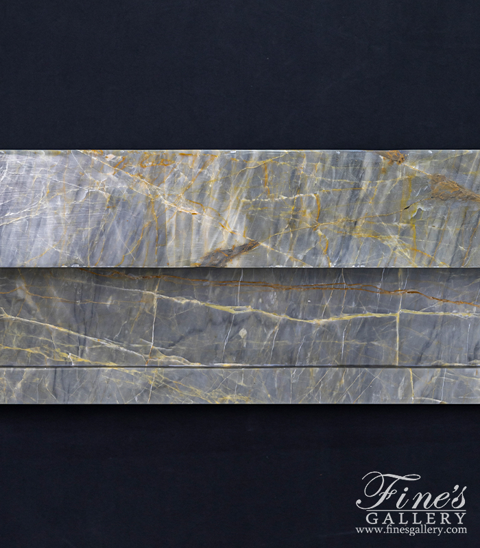 Marble Fireplaces  - Contemporary Surround In Breccia Antique Marble.  - MFP-2298